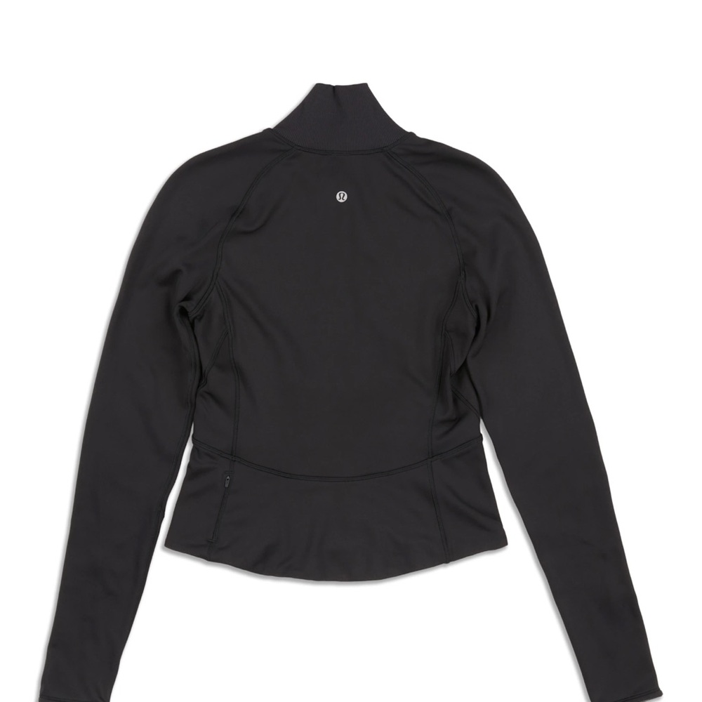 lululemon Always Alert 1/2 Zip Women's Black Long Sleeve Top